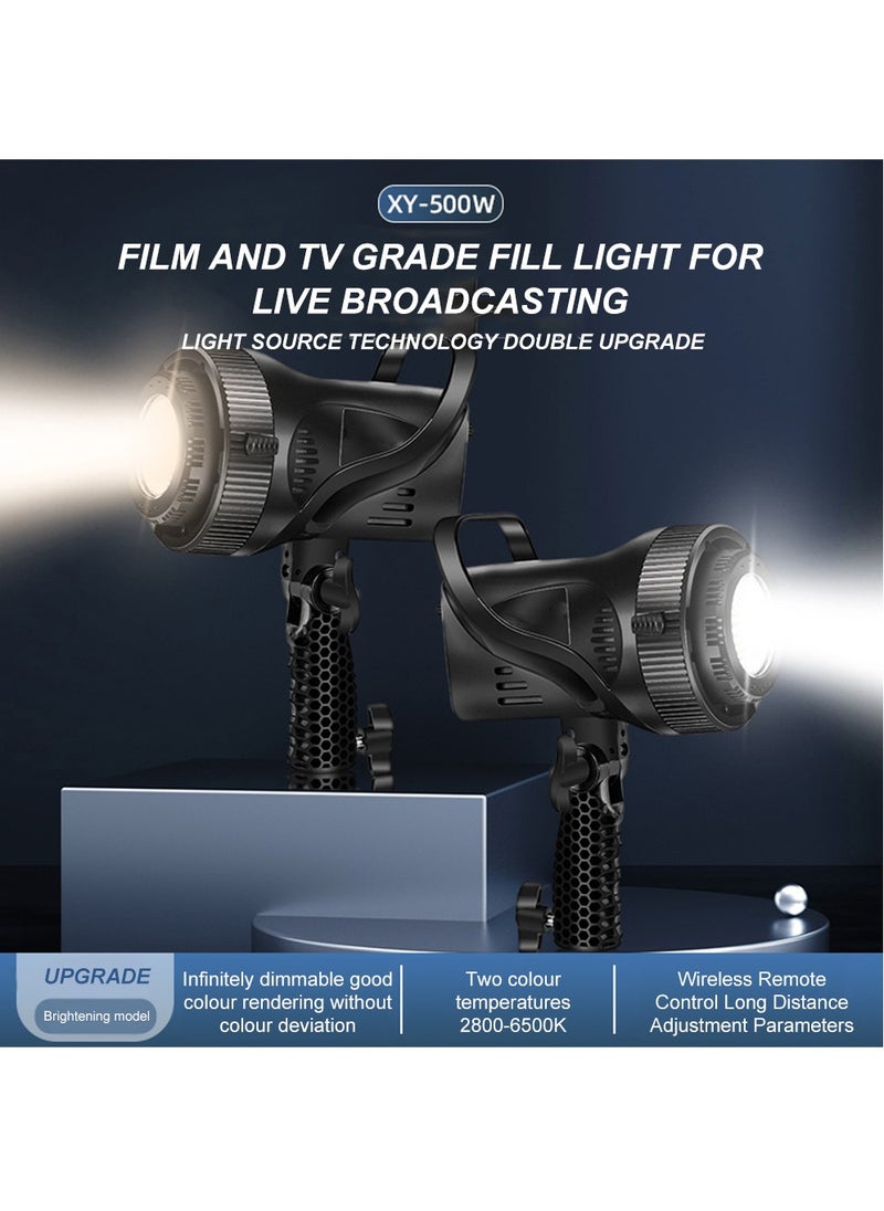 Glanfen Professional Photography Studio Lighting Kit,500W 2700-7500K 3 Colors LED Monolights with Softbox and Stand for Photography/Video Recording/Live Streaming  - Image 5