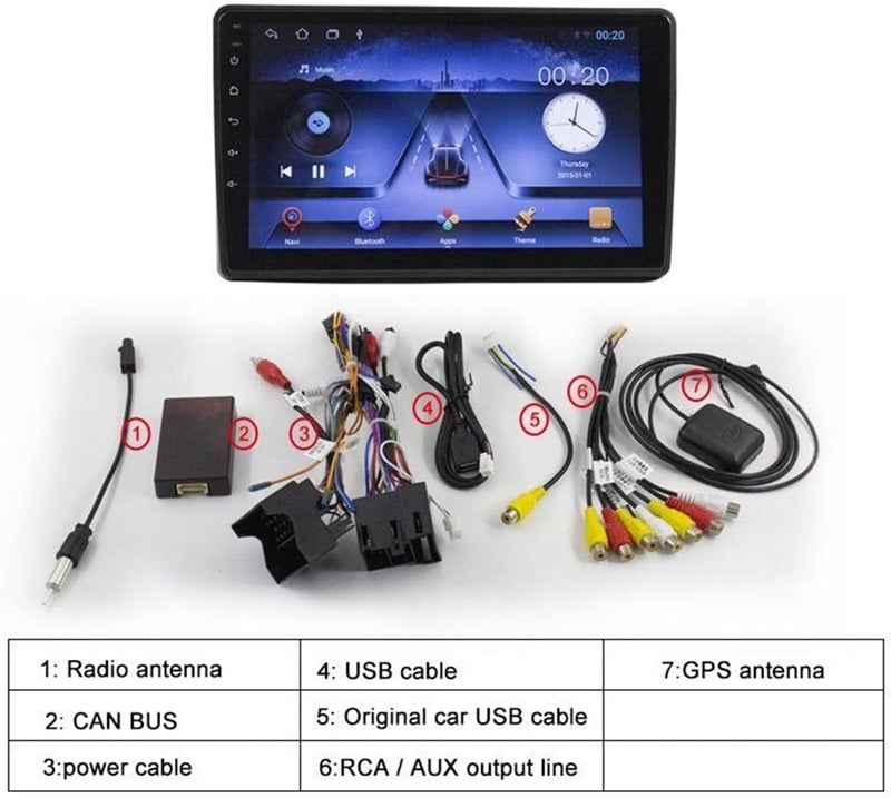 Wivplex 4G+64G DSP 2 Din Android 10 Car Multimedia Player - Image 5