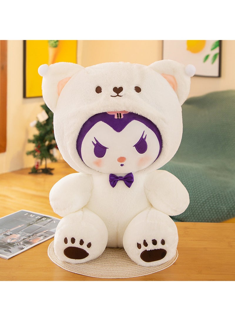 دمية محشوة ناعمة على شكل حيوانات كرتونية لطيفة مقاس 25 سم للبنات والأولاد من جميع الأعمار (طراز C) - Image 3