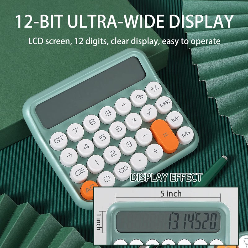 Standard Calculator 12 Digit,Desktop Large Display and Big Buttons, Calculator with Large LCD Display for Office,School, Home & Business Use,Automatic Sleep - Image 5