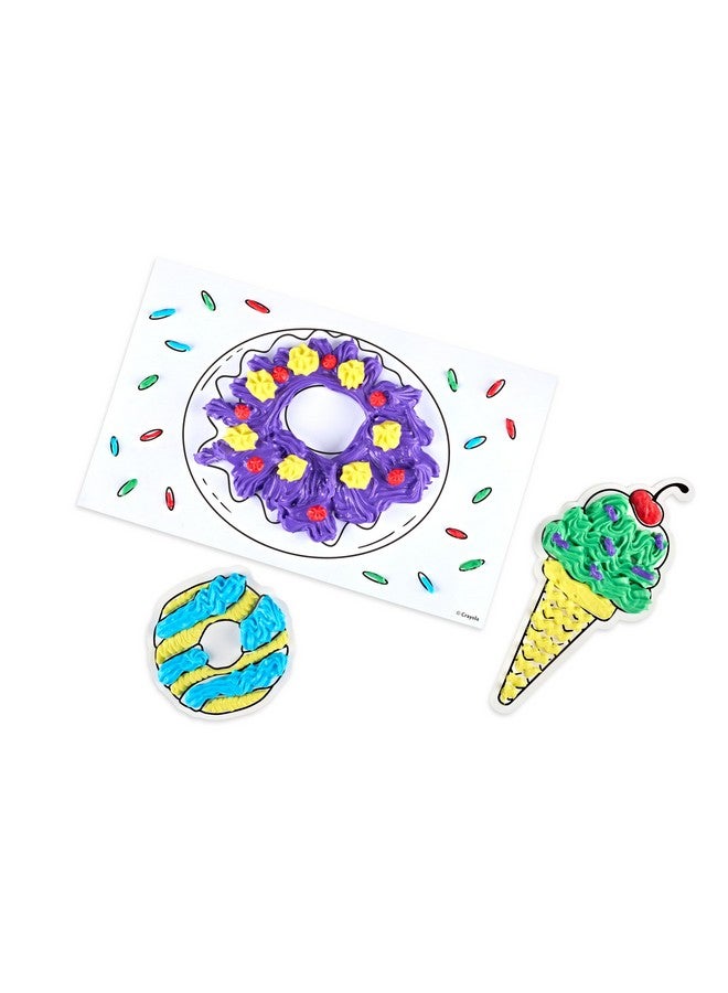 كرايولا مجموعة ألوان كرايولا المخفوقة، ألوان نفخة، مجموعة ألوان ثلاثية الأبعاد للأطفال، 3 قوامات فريدة، لعبة فنية حسية، هدية للأطفال من سن 5 سنوات فما فوق - Image 3