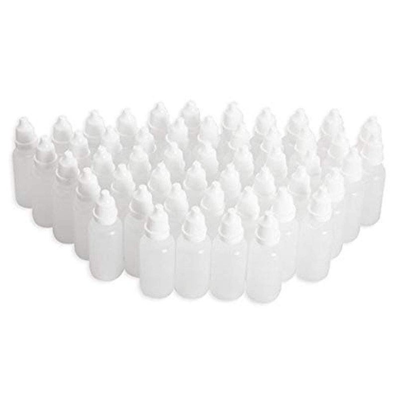 DIY Crafts DIY Crafts Design No 9 Pack of 20 Pcs 10 ml White Plastic Empty Squeezable Dropper Bottles F Design No 9 Pack of 20 Pcs  - Image 1