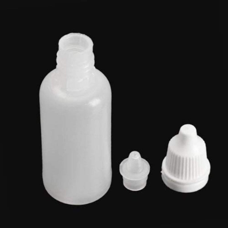 DIY Crafts DIY Crafts Design No 9 Pack of 20 Pcs 10 ml White Plastic Empty Squeezable Dropper Bottles F Design No 9 Pack of 20 Pcs  - Image 5