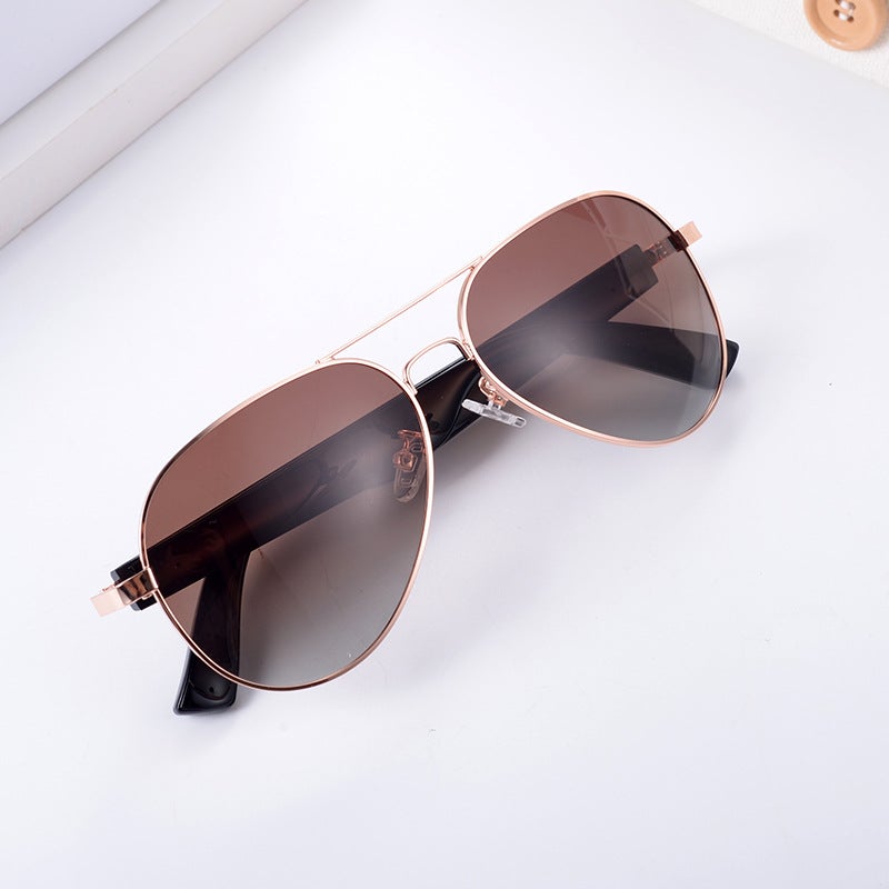 Smart Sunglasses with Bluetooth, Music, and Fast Charge MZ01 gradient brown (polarized) 
