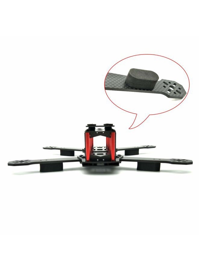 EUDAX 72 PCS FPV Black Sponge Mat Landing Skid Pad Gear Anti-Vibration Shockproof Foam Sticky Tape for rc multirotor Quadcopter Racing Copter Drone Mini-Quad  - Image 3