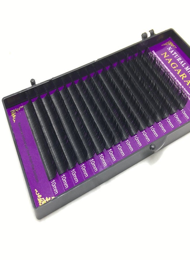NAGARAKU Eyelash Extensions 0.10 mm C curl 12mm Premium Individual Classic Lashes Soft Natural Matte Black 16 rows Professional Beauty Salon Supplies - Image 5
