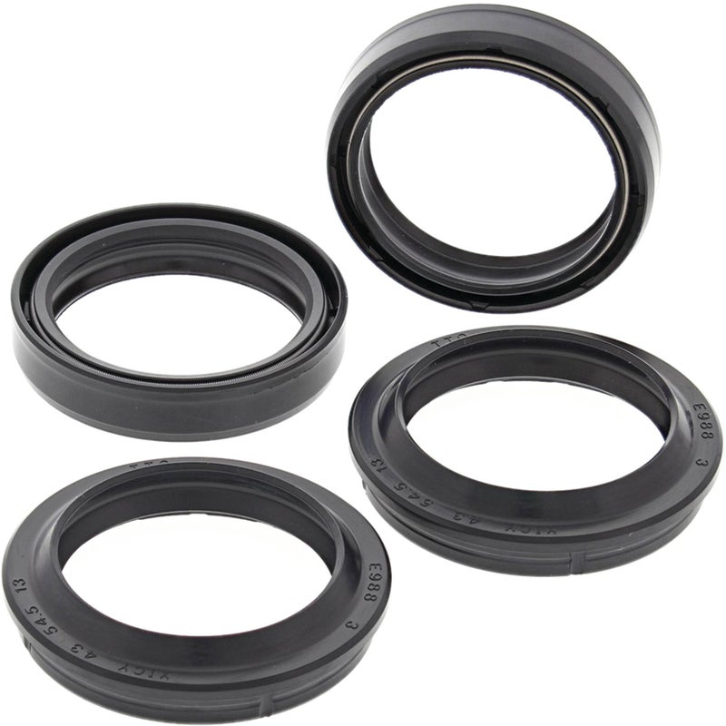 All Balls Racing 56-133 Fork & Dust Seal Kit Compatible with/Replacement for Aprilia, Buell,Caviga, Honda, Kawasaki,Suzuki - Image 2