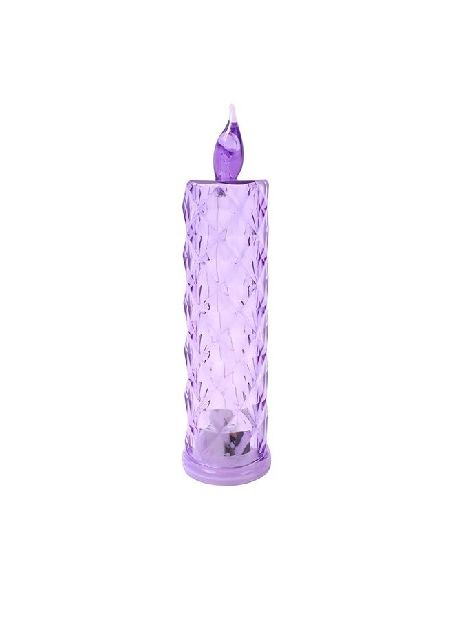 Oblivion 1 Pcs Flameless and Smokeless Decorative Acrylic Transparent Candles | Led Tea Light Candle | Perfect for Home Décor, Gifts, Christmas, Festival, Anniversary, Birthday, Wedding Valentine - Image 4