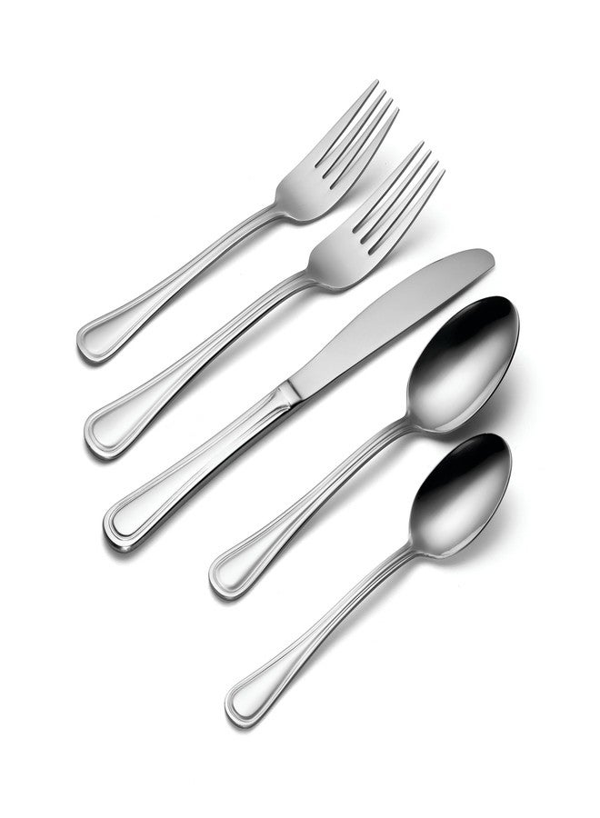 Oneida flatware 62-piece Set for 8 Flatware H081062A Tress Serving Set - Image 3
