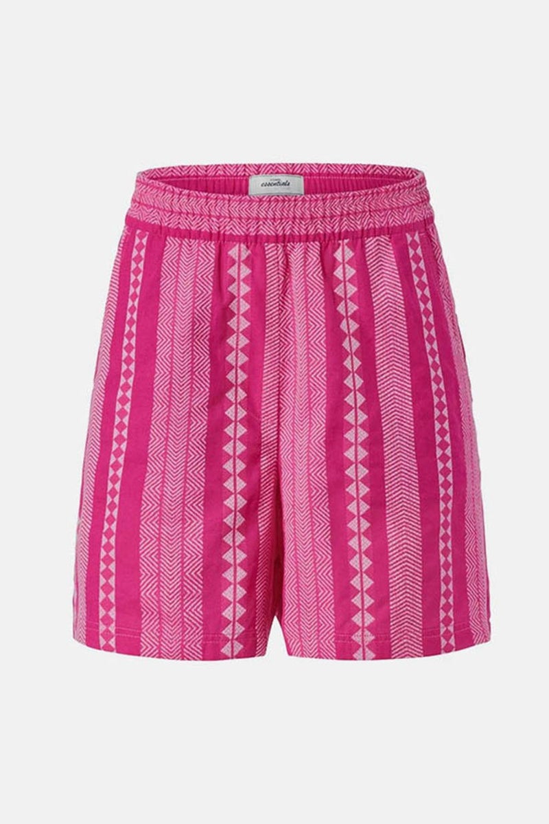 Tchibo Women Ikat Weave Shorts, Pink - Image 3