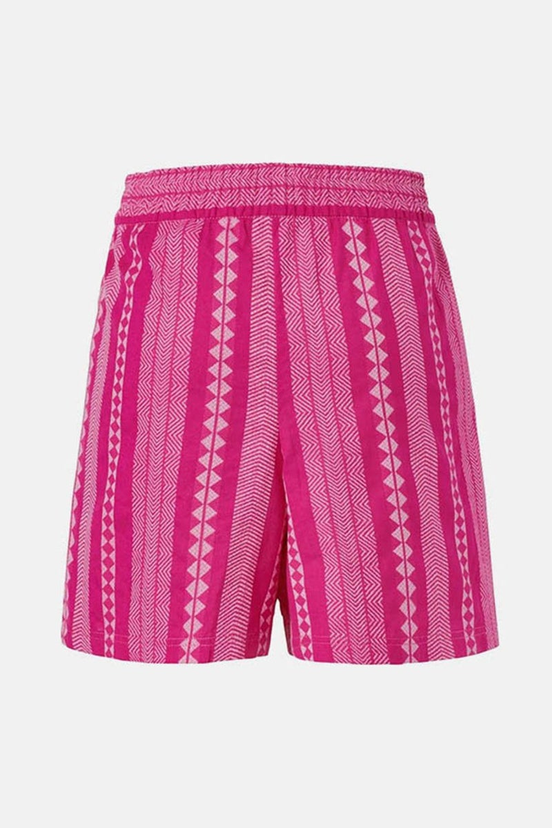 Tchibo Women Ikat Weave Shorts, Pink - Image 2