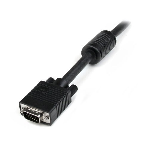 StarTech.com 10 ft. (3 m) VGA to VGA Cable - HD15 Male to HD15 Male - Coaxial High Resolution - VGA Monitor Cable (MXT101MMHQ10) Black - Image 4