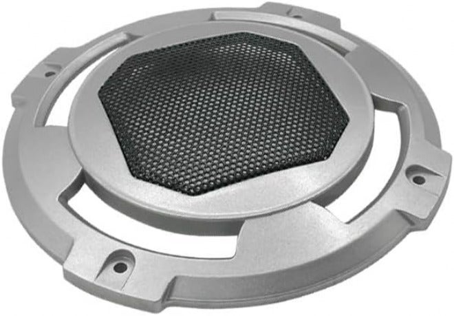 Speaker Grill Cover Subwoofer Horn Guard Metal Round Decorative Audio Accessories Protection for Speaker Outdoor Premium Lightweight, Silver - Image 5