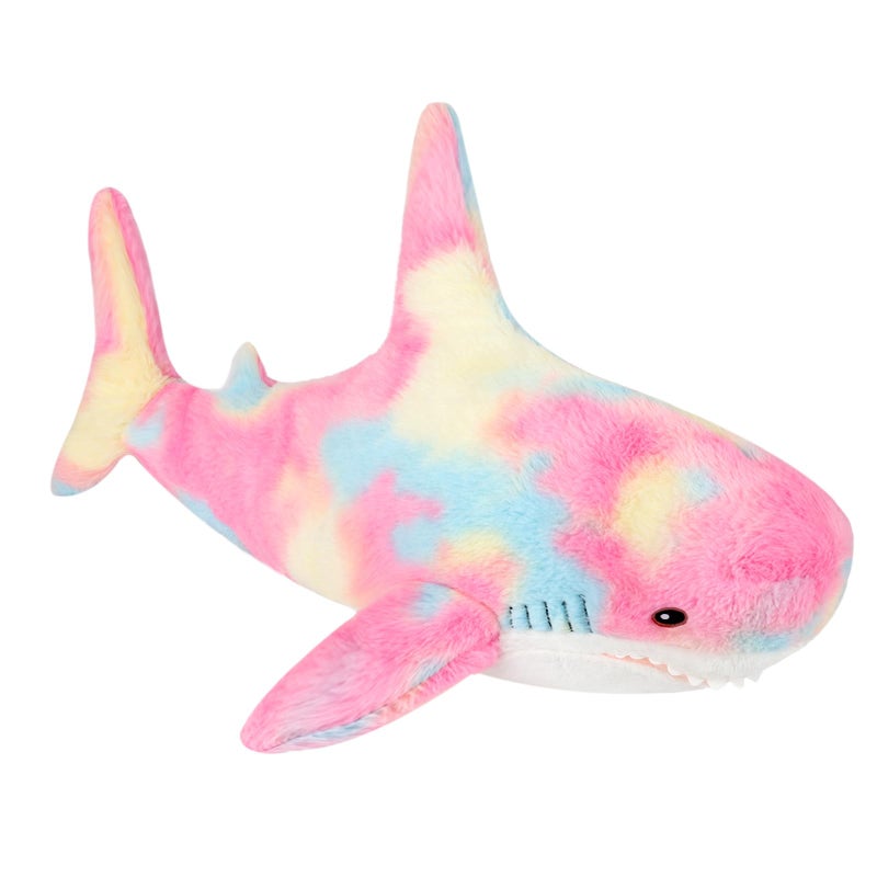 MUPI Shark Stuffed Animal Plush 11 Cute Shark Toy Plush Pillows Soft Cotton Sharks Plushies Ocean Sea Animal Doll Gifts for Boys Girls Kids Adults Rainbow - Image 3