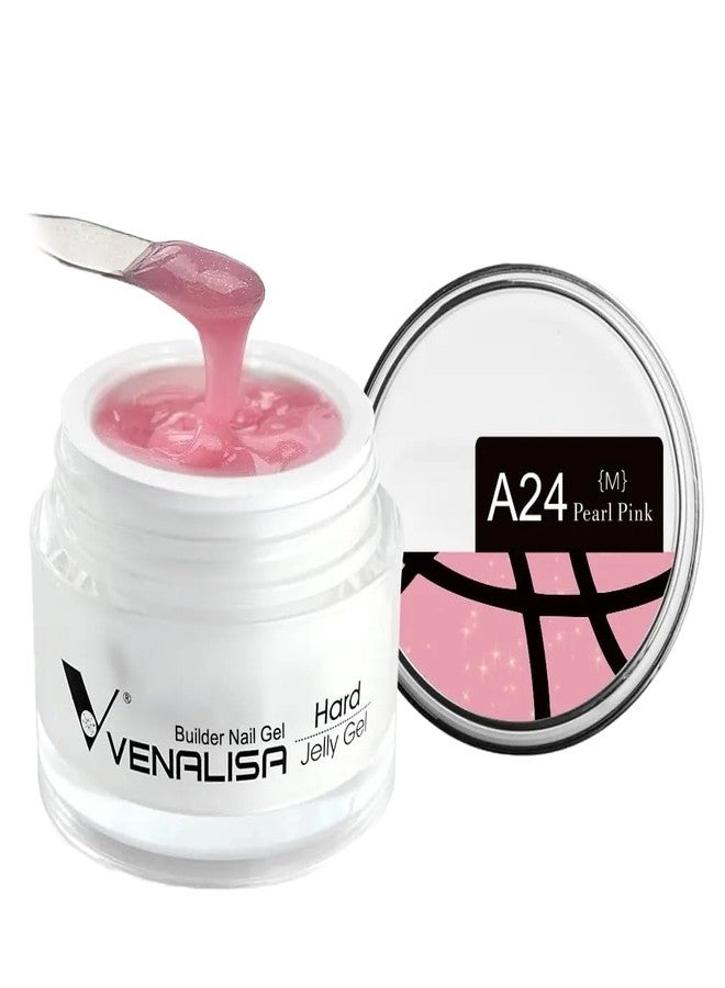 VENALISA Pearl Pink Color Builder Gel for Nails Extension-30ml Hard Jelly Gel Strengthen Nail Extension French Nail DIY design (A24) - Image 1