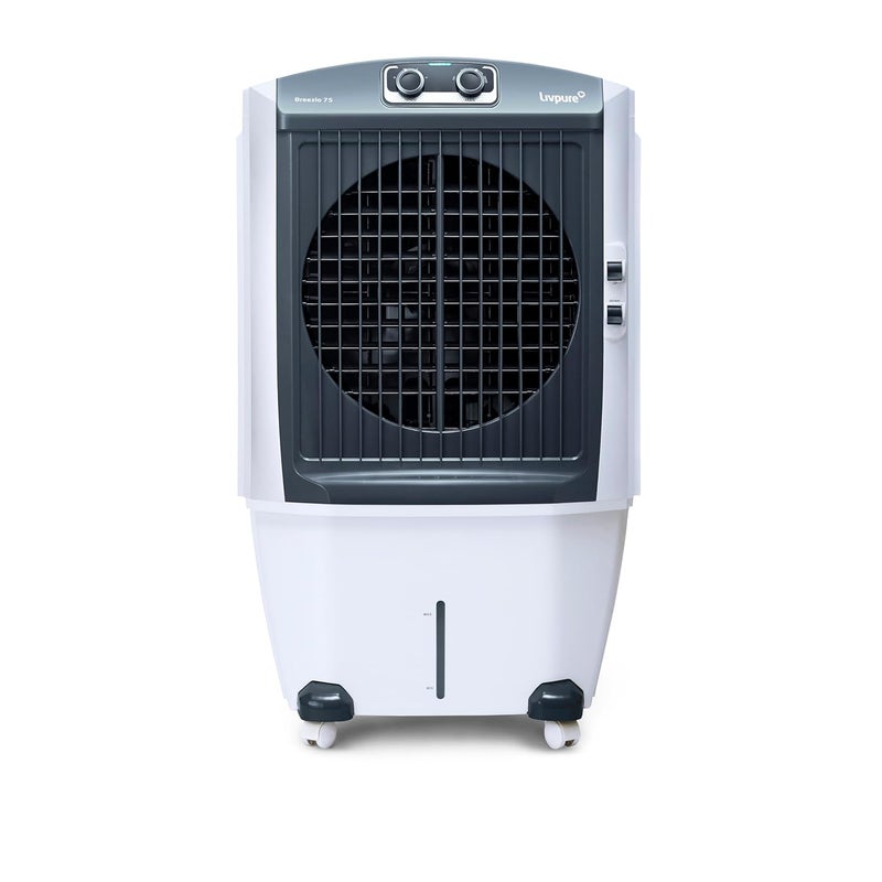 Livpure Livpure Breezio Desert Air Cooler 75 L Cooler with High Air Delivery Honeycomb Pads Sturdy Wheels Room Cooler with Inverter Compatibility 2 year Warranty by Livpure 