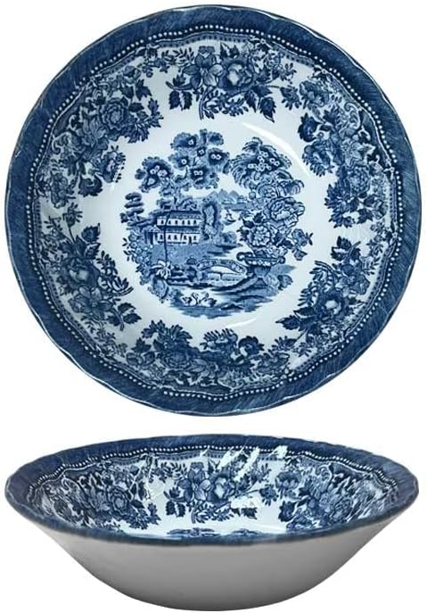 Churchill's Churchill Royal Wessex Tonquin Blue Chelsea 6 Oatmeal Bowl  Set of 4 Made in England - Image 2