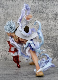 One Piece Anime One Piece Luffy Action Figure Fifth Gear Nika Luffy Model Statue Figure Toy, Squatting Position Luffy Action Figure, Fine Super Collectible Anime Action Figure Toy 12.5*17.5*21.5cm  - Image 5
