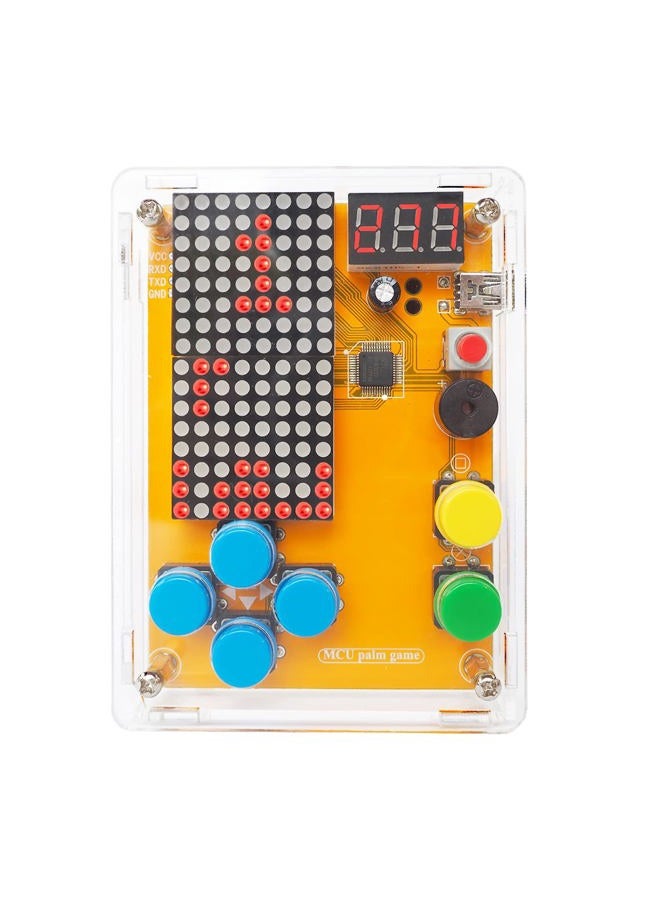 VOGURTIME Soldering Project Game Kit with 5 Retro Classic Games for ElectronicsPracticing and Learning, Comfortable Acrylic Case and Brown Box, Ideal Gift for Family and Friends - Image 1