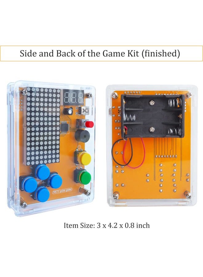 VOGURTIME Soldering Project Game Kit with 5 Retro Classic Games for ElectronicsPracticing and Learning, Comfortable Acrylic Case and Brown Box, Ideal Gift for Family and Friends - Image 5