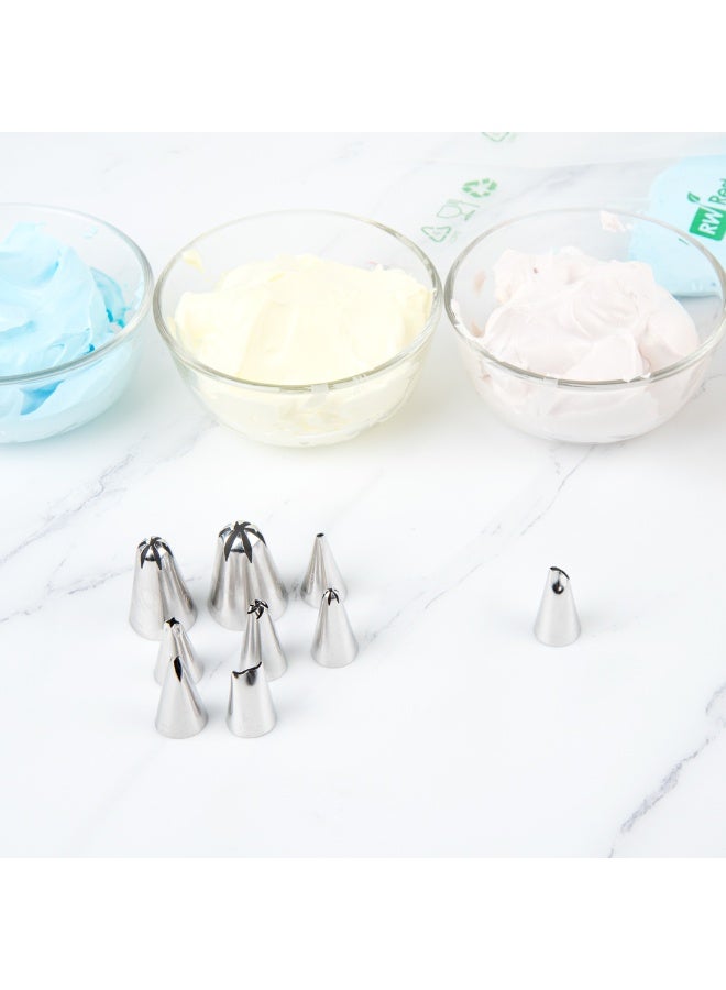 Restaurantware Pastry Tek Petal Tip, 1 Reusable Decorating Cake Tip - #59, Dent-Resistant, Stainless Steel Rose Frosting Tip, Dishwasher-Safe, Decorate Cupcakes, Cakes, or Cookies - Image 3