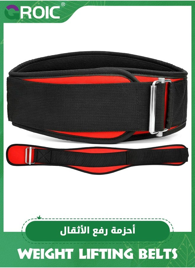GROIC Weight Lifting Belt, Self-Locking Weightlifting Belt, Weight Lifting belts, Premium Gym Belt for Men and Women, Professional Powerlifting Belt for Workout Fitness Squats Deadlifts Bodybuilding  - Image 1