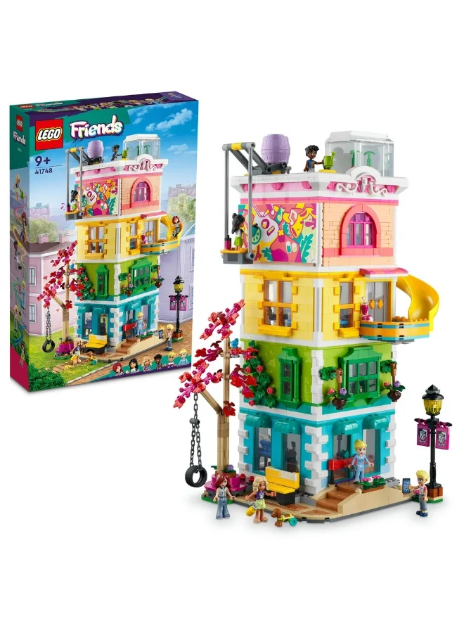 ليغو مجموعة بناء مركز مجتمع هارت ليك سيتي 41748 من LEGO® Friends (1513 قطعة)
