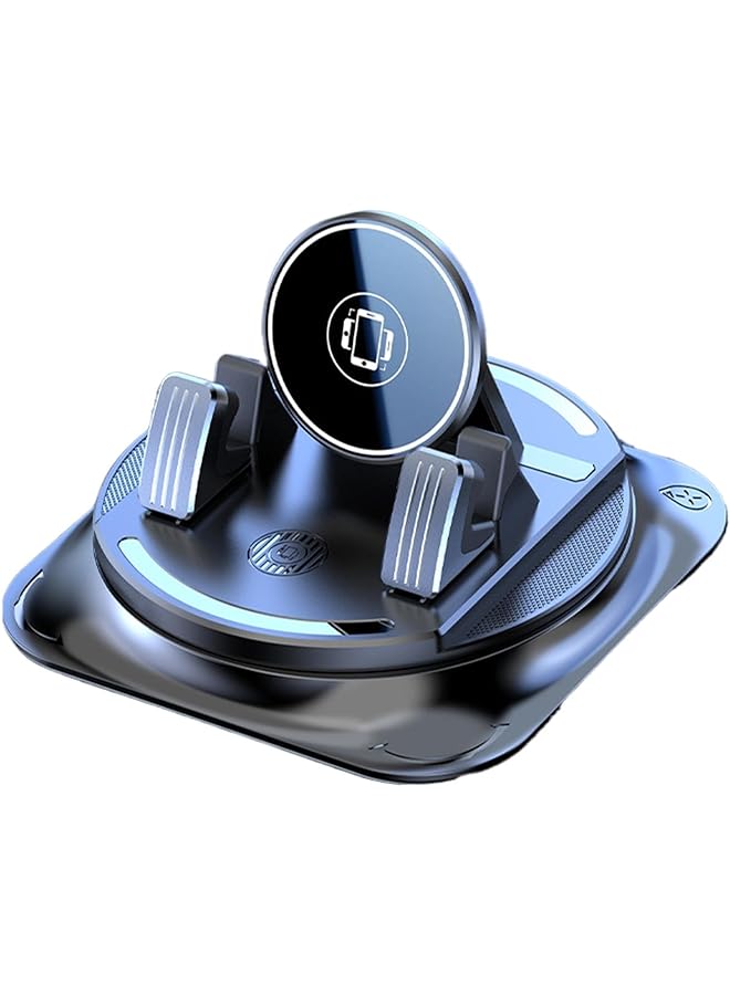 KASTWAVE Dashboard Phone Mount, Phone Holder, Auto Navigation Mobile Phone Holder, Adhesive Car Phone Holder, Strong Paste Design Fixed Support Tool For Rv, Truck, Small Car, Sedan (Black) - Image 1