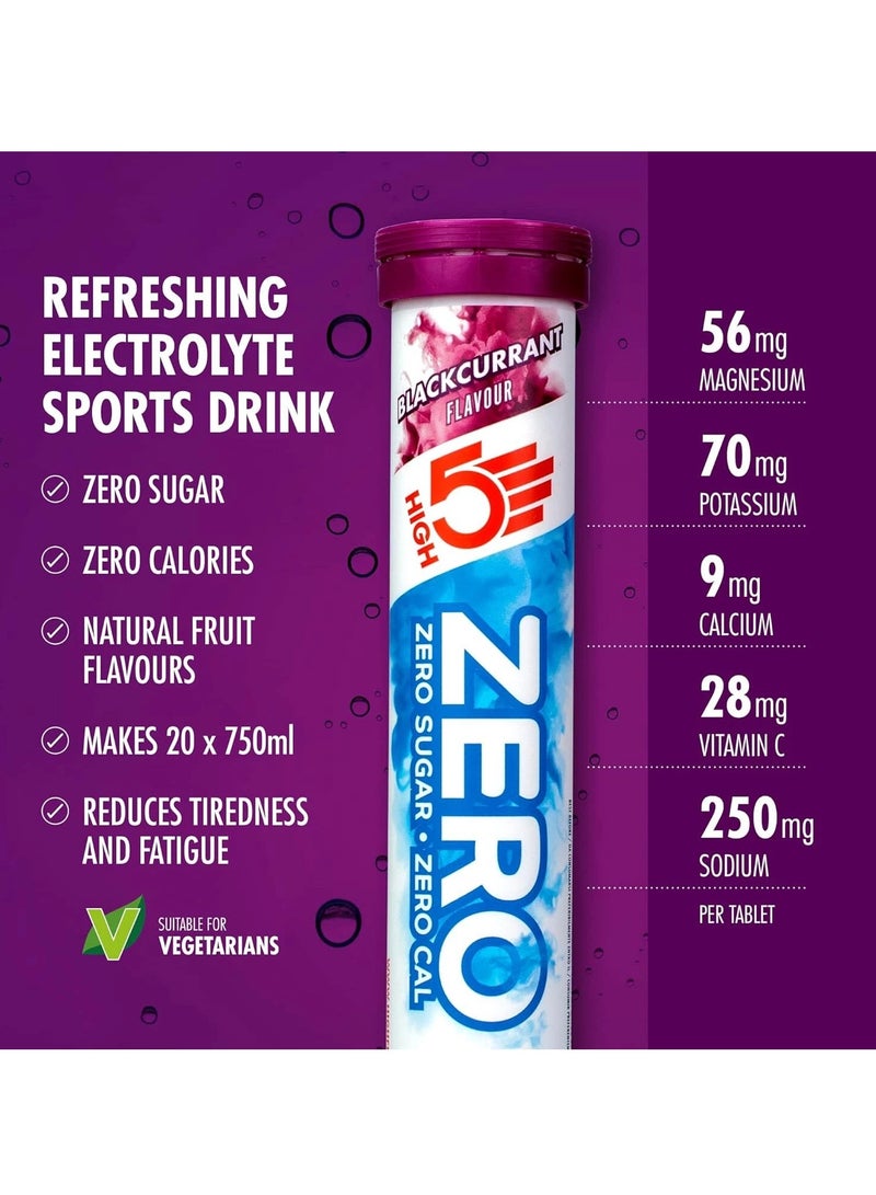 HIGH5 Zero 1x20 Tabs Blackcurrant - Image 2