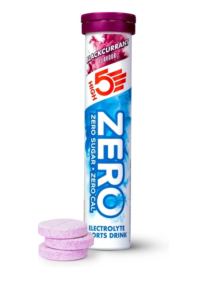 HIGH5 Zero 1x20 Tabs Blackcurrant - Image 1