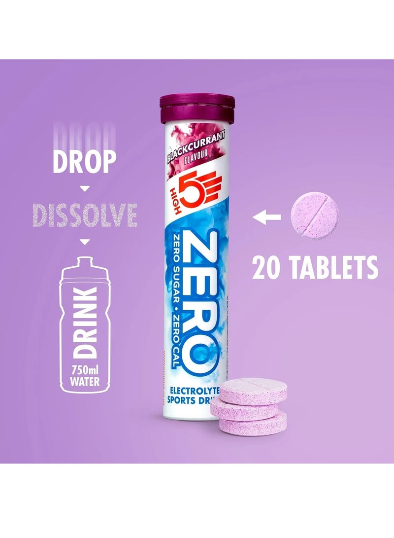 HIGH5 Zero 1x20 Tabs Blackcurrant - Image 3