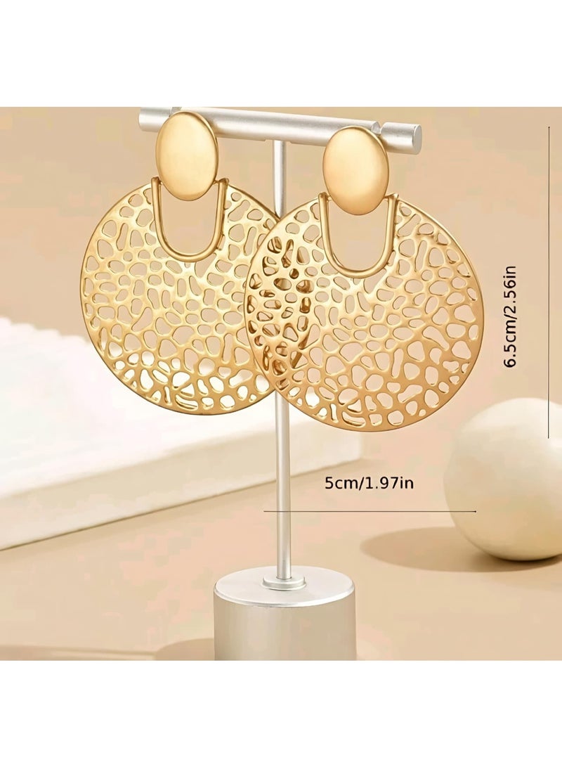 Shein Fashionable Vintage Style Elegant Earrings - Image 3