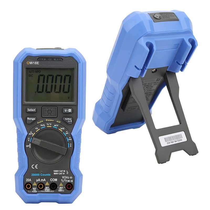 OW18E Digital Multimeter with, High Accurate 19999 Counts, Measures Voltage Current Resistance Capacitance Frequency - Image 4