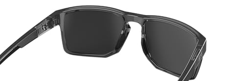 Wiley X WX Founder Sunglasses Safety Glasses for Men Shatterproof UV Eye Protection for Combat, Shooting Captivate Polarized Blue Mirror Lenses Gloss Crystal Grey Frames - Image 3