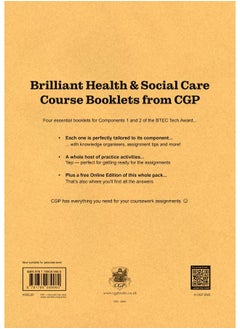 BTEC Tech Award in Health & Social Care: Course Booklets Pack  - Image 2