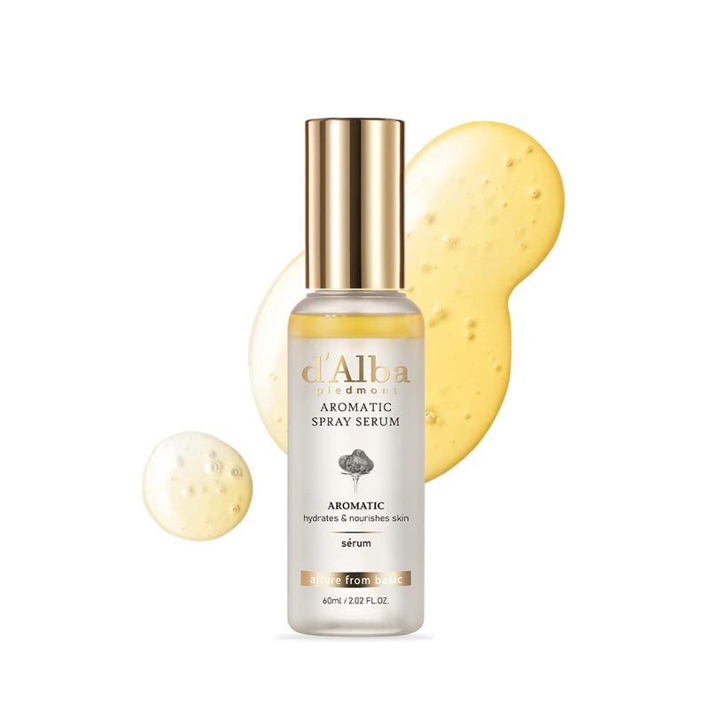 d'alba Piedmont Italian White Truffle First Aromatic Spray Serum, Fragrant VEGAN Glowy Antioxidant Face Mist, Deep Hydration Skin Firmness, Korean Skin Care (2.02 fl.oz) - Image 1