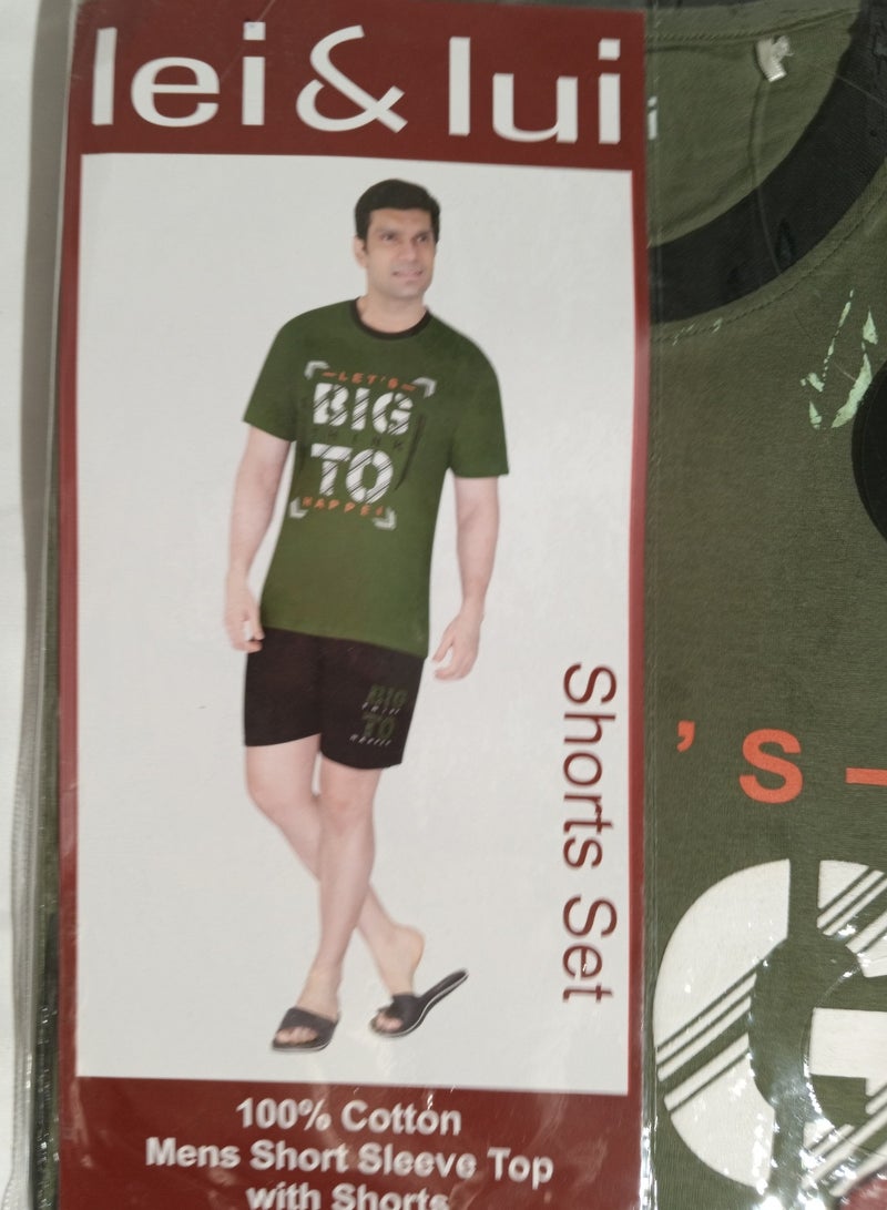 Lei & Lui Men's Pajama Short Set - Image 1