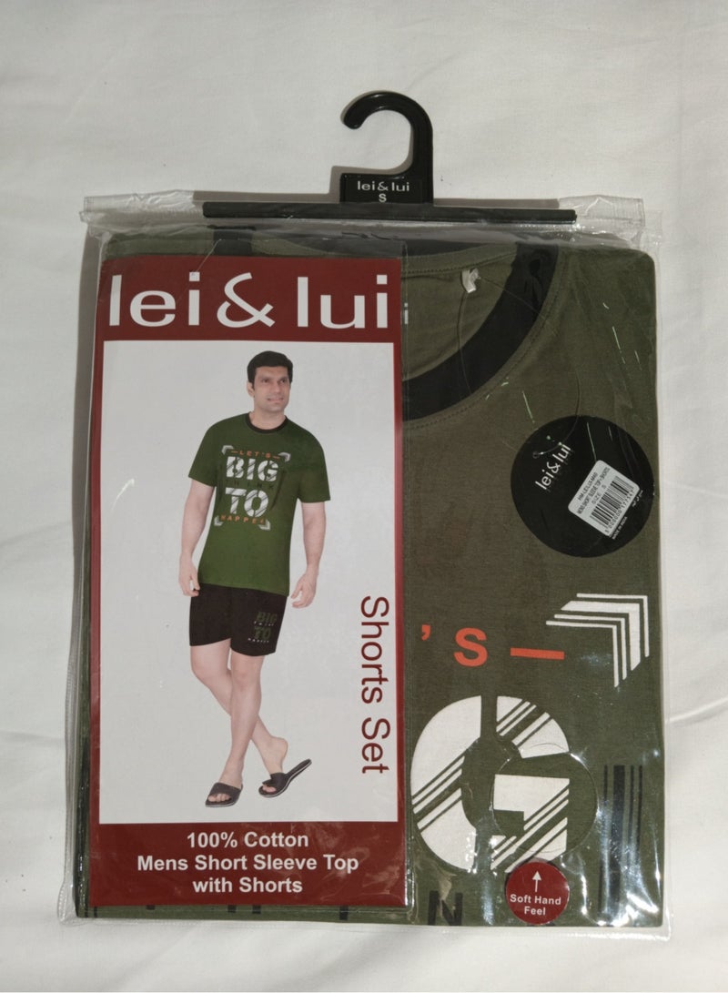 Lei & Lui Men's Pajama Short Set - Image 2
