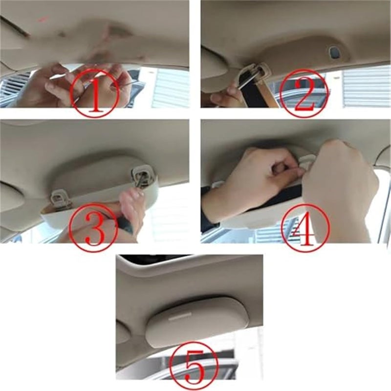 Wivplex حامل نظارات شمسية للسيارة من ويفبلكس لسيارات رينو وميتسوبيشي - Image 3