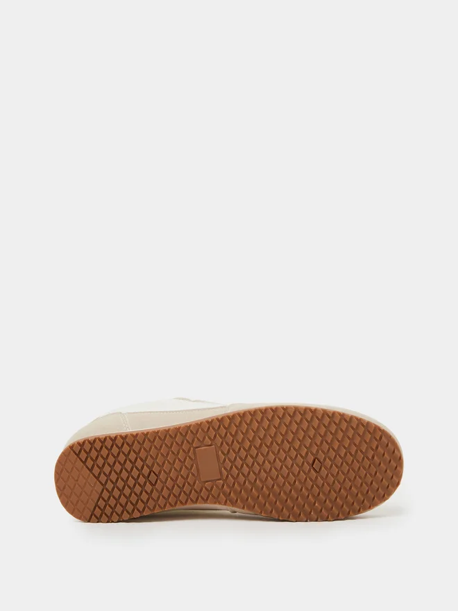 Styli beige Styli Beige Retro Lace-Up Sneakers for Women | Best Price UAE