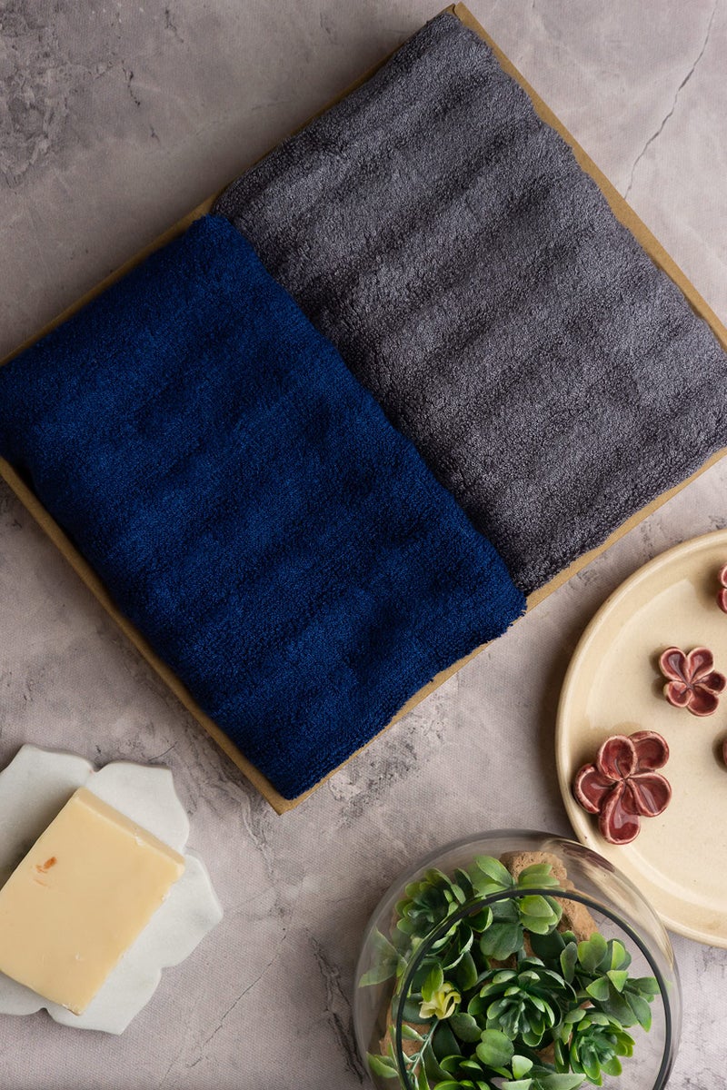 Mush 600 GSM Hand Towel Set of 6 | 100% Bamboo |Ultra Soft, Absorbent & Quick Dry Towel for Bath, Gym, Pool, Travel, Spa and Yoga | 16 x 24 Inches - Image 2