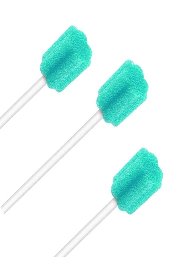 Wellgler's Sterile Sponge Mouth Swabs,Disposable Oral Swabs,Individually Wrapped (100pcs,sky blue) - Image 1