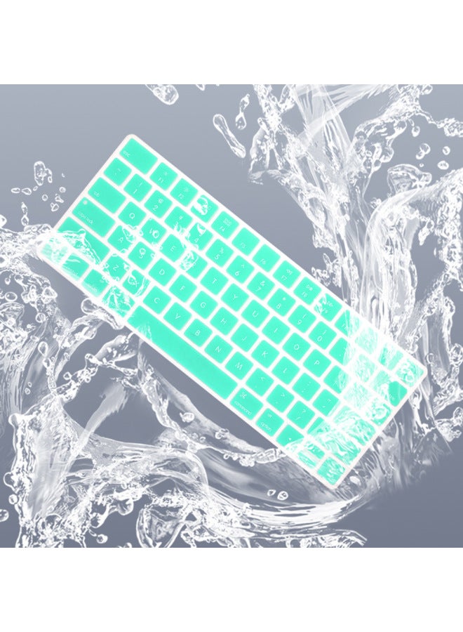 Suitable For Apple 2020air13 A2179 A2485 European Japanese Transparent Silicone Keyboard Protection Film-Color:Yellow-Dimensions:US Version 13.3 Inch (old) Special - Image 2