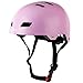 Bavilk Bavilk Skateboard Bike Helmets Multi Sports Scooter Inline Roller Skating 3 Sizes Adjustable for Kids Youth Adults Pink  - Image 2