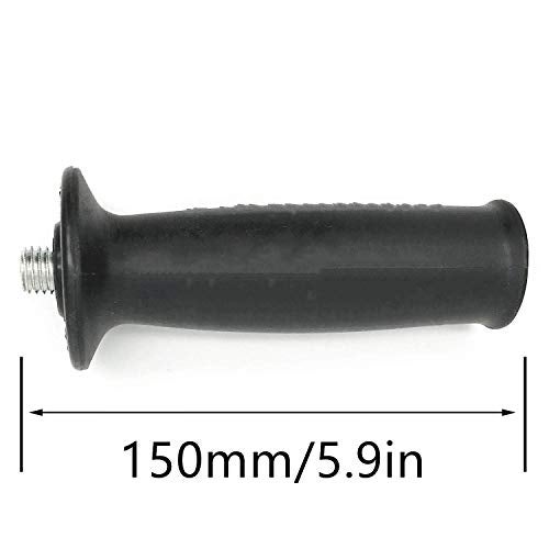 XMHF 12mm Dia Thread Plastic Angle Grinder Sander Handle Tool Black 2Pcs - Image 2