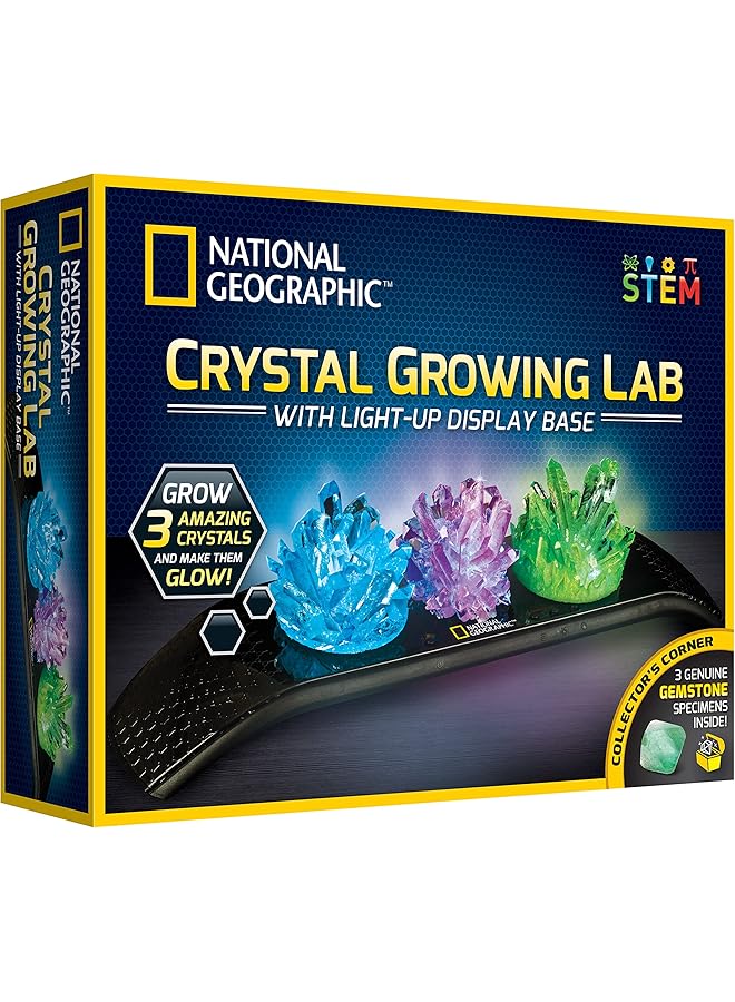 ناشيونال چيوغرافيك مختبر نمو كريستال مع قاعدة عرض مضيئة - Image 1