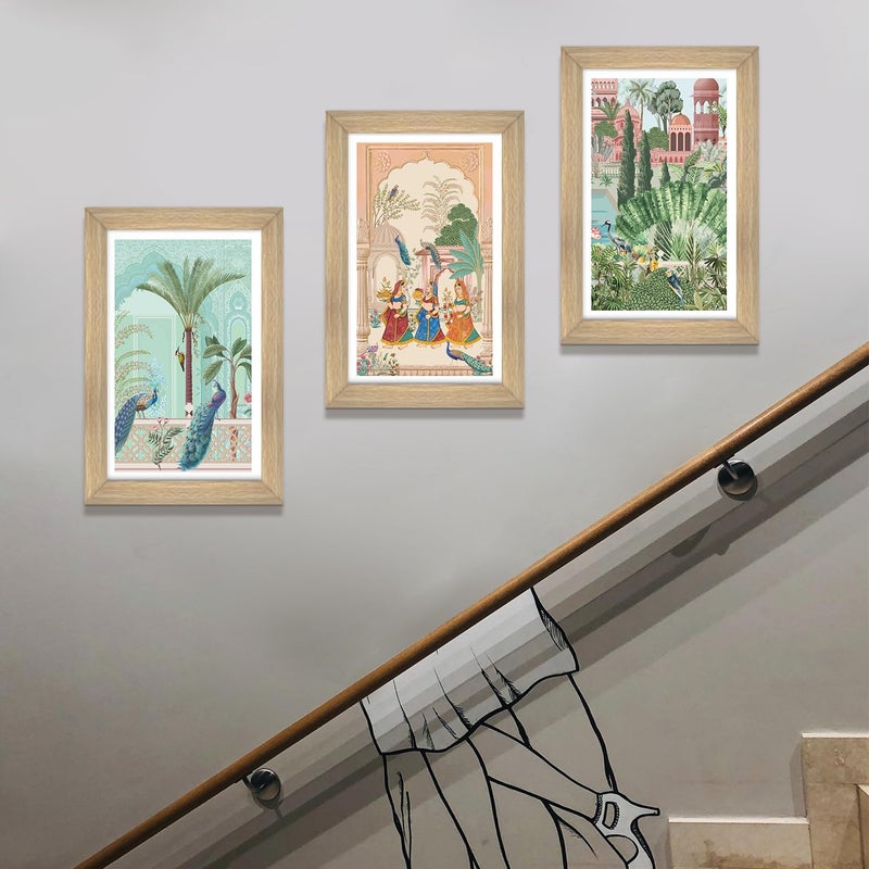 Paper Plane Design تصميم طائرة ورقية لوحات كبيرة إطار رسم لتزيين الجدران فن عرقي عتيق لتزيين جدران غرفة المعيشة - Image 1