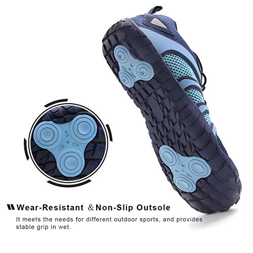 Oranginer Men's Minimalist Runner Slip-on Cross Trainer Shoes Men Blue Size 12 - Image 5