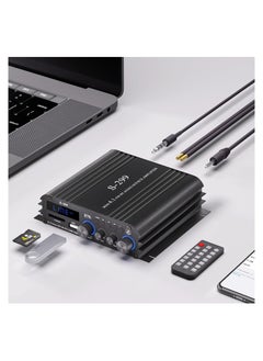 Generic S-299 4.1CH Bluetooth Power Amplifier Active Subwoofer Output (NOT Passive Subwoofer), Max 800W RMS 40W x 4 Subwoofer Amplifier Hi-Fi Integrated Mini Speaker Amp Audio Sub Bass Amp (UK Regulatory)  - Image 5
