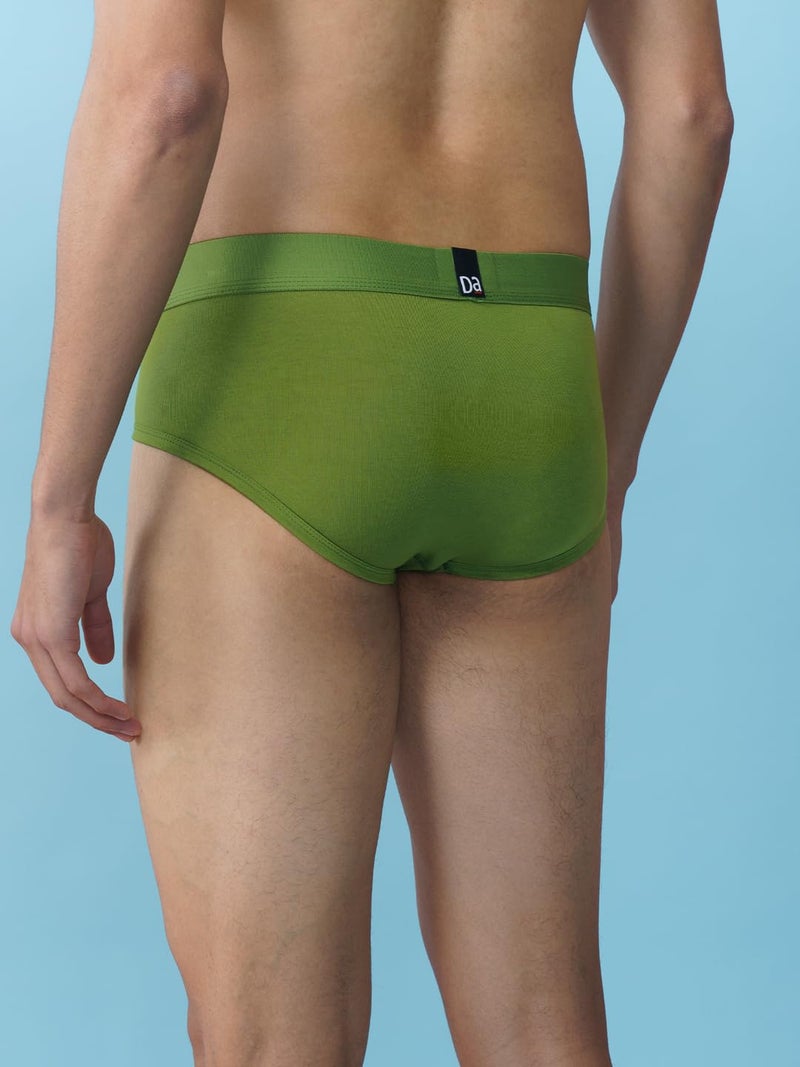 DAMENSCH Men's Modal Briefs (Pack of 1) (Dam-POP-B-CA-L_Cactus_Green_L) - Image 5